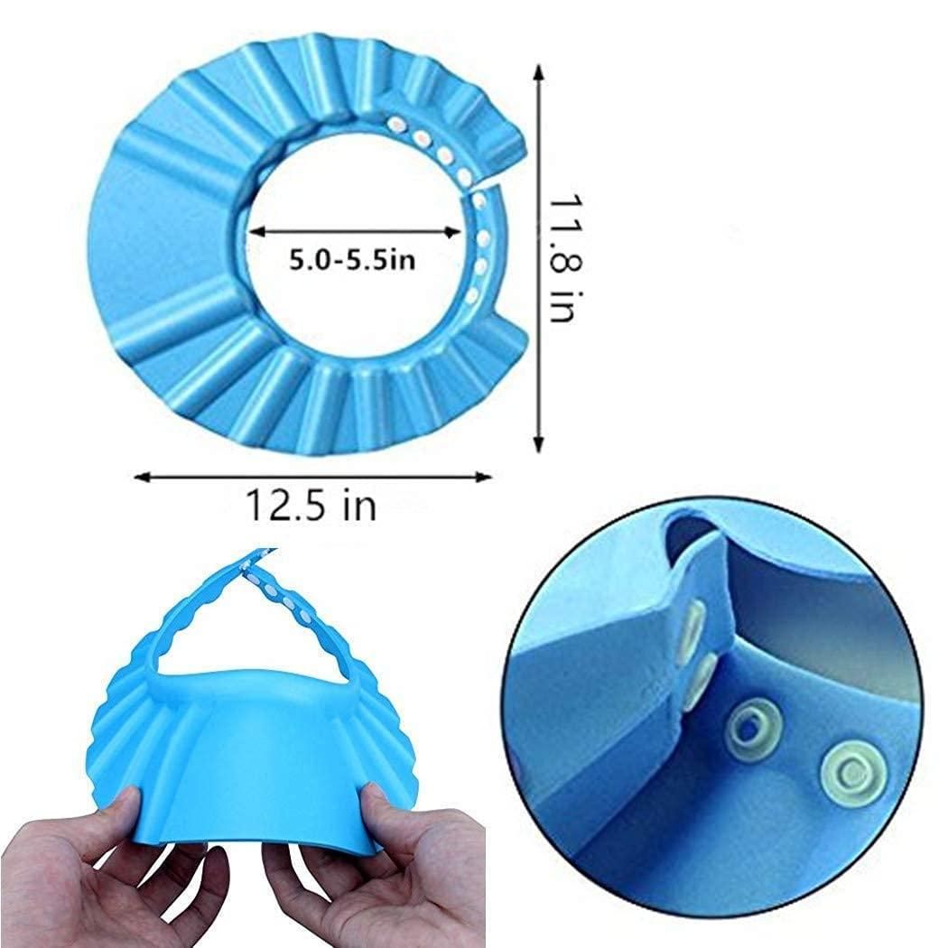 Baby Adjustable Soft & Safe Bathing Shower Cap (Pack of 2)