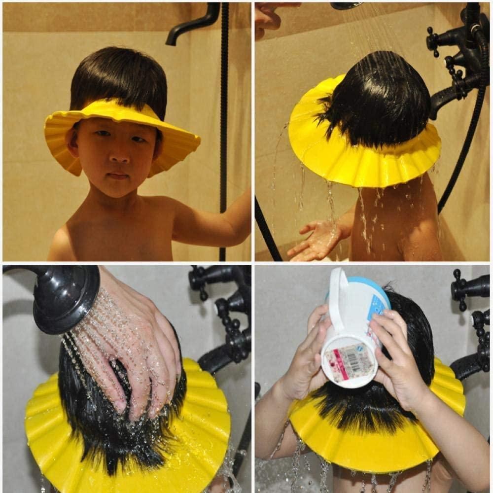 Baby Adjustable Soft & Safe Bathing Shower Cap (Pack of 2)