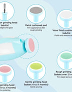 Electric Nail Trimmer For New Born Baby with Lights (Pack of 1)