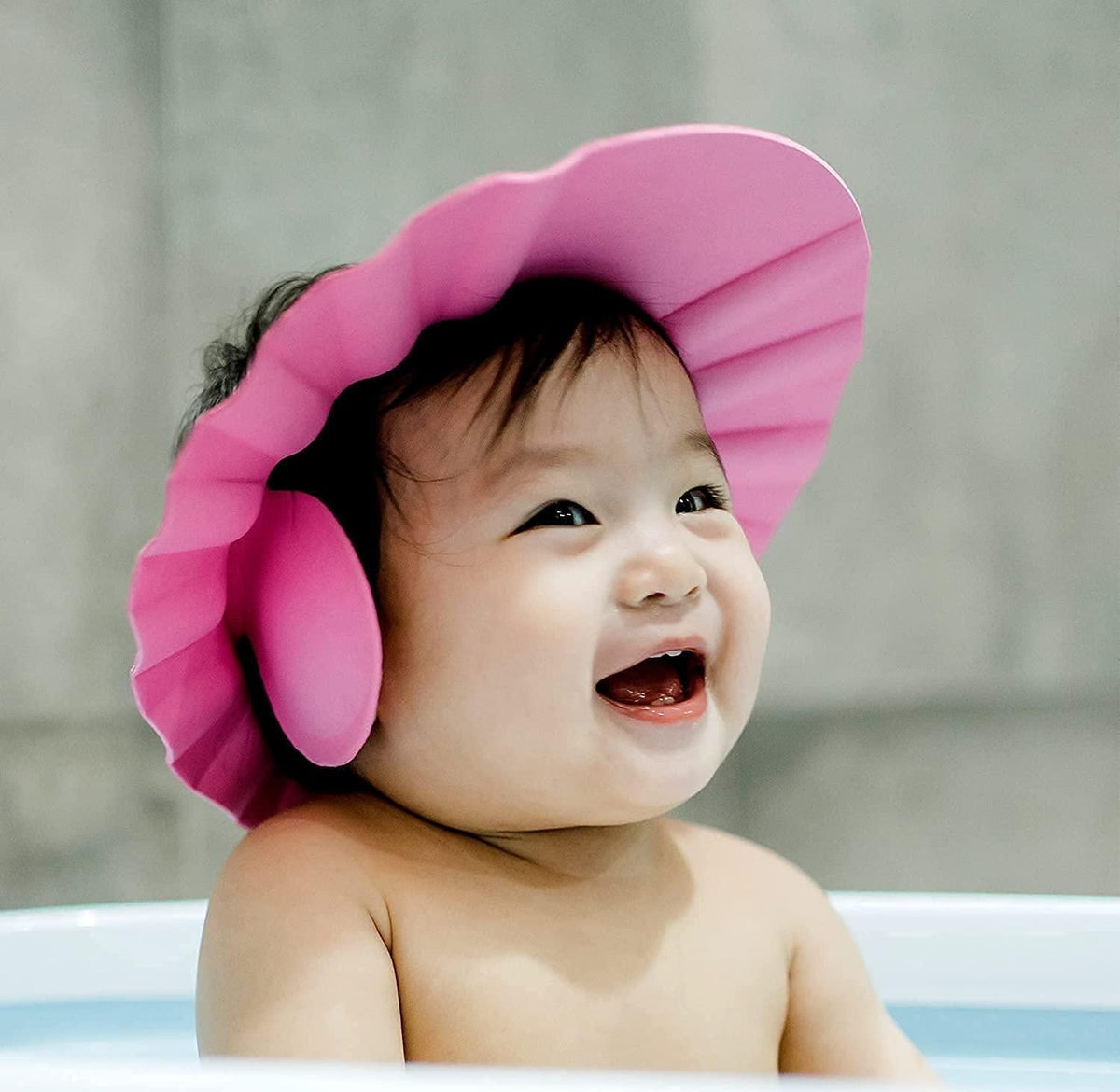 Baby Adjustable Soft & Safe Bathing Shower Cap (Pack of 2)